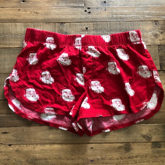 womens santa shorts